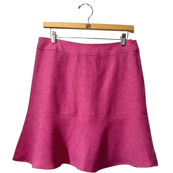 Gap Women’s Wool Blend Blazer + Matching Skirt Set Pink Tartan L / 6 - Picture 6 of 17